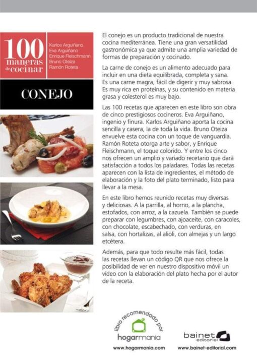 100 MANERAS DE COCINAR CONEJO