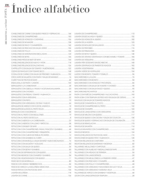 100 MANERAS DE COCINAR PASTA