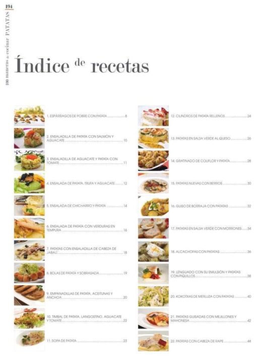 100 MANERAS DE COCINAR PATATAS