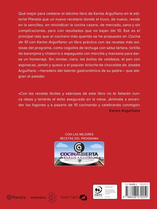 Cocina de 10 con Karlos Arguiñano (Planeta Cocina) - Imagen 2