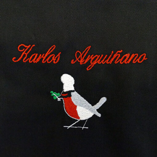 Delantal de Karlos Arguiñano en color negro (producto oficial) - Imagen 4