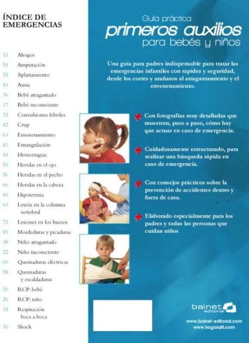 GUÍA PRÁCTICA DE PRIMEROS AUXILIOS PARA BEBES Y NIÑOS