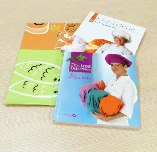 Pack Eva Arguiñano: Libro La pastelería de Eva + Libro Postres deliciosos + mantel
