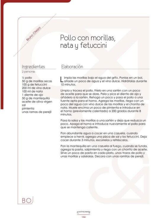 RECETAS PARA DOS