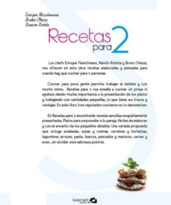 RECETAS PARA DOS