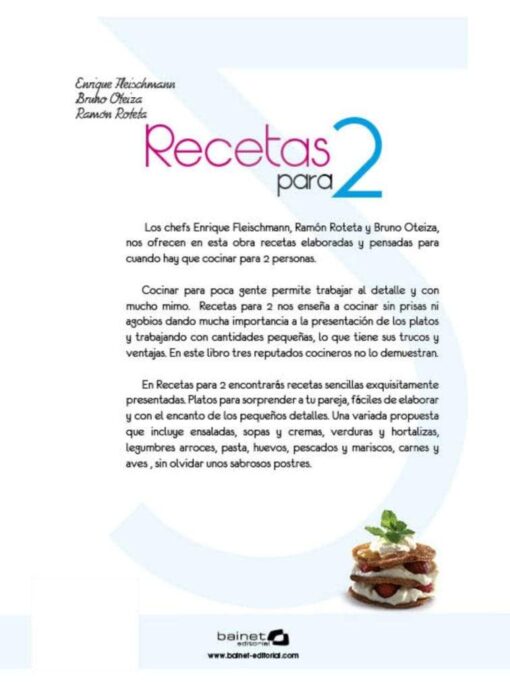 RECETAS PARA DOS
