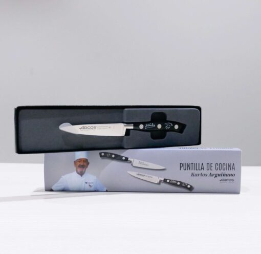 NUEVO! Cuchillo puntilla negra con la firma de Karlos Arguiñano serigrafiada - Imagen 5