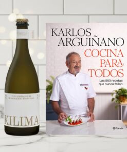 Pack de Navidad: vino espumoso Kilima + libro nuevo de Karlos Arguiñano